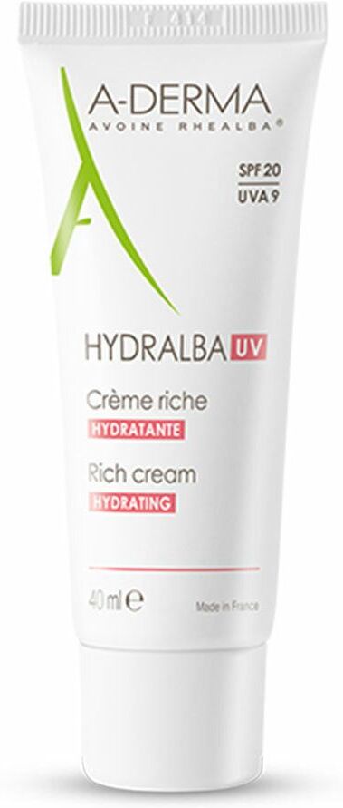 A-Derma Hydralba UV-Feuchtigkeitsspende Creme LSF 20