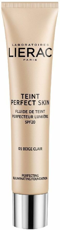 Lierac Teint Perfect Skin Fluid Foundation Leuchtmittel 01 Hellbeige Spf20