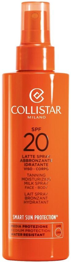 Collistar Tanning Moisturizing Milk Spray Face-Body Spf 20 200.0 ml