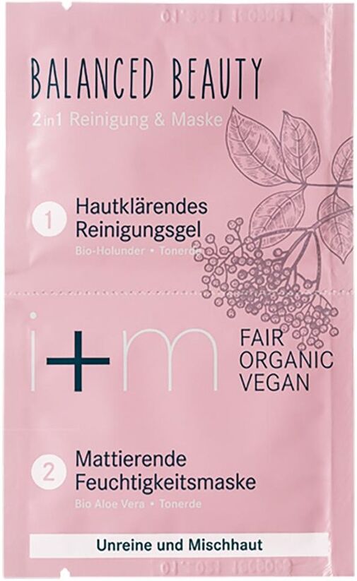 i+m Balanced Beauty 2in1 Reinigung & Mask 1 Stk.