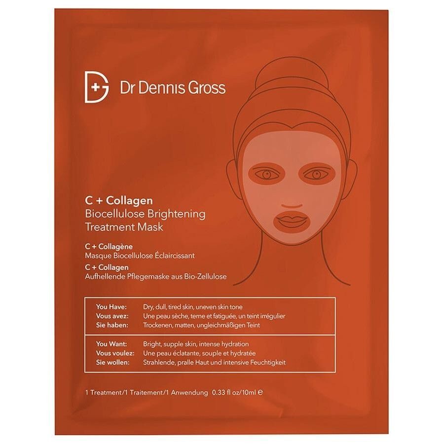 Dr Dennis Gross C+Collagen Biocellulose Brightening Treatment Mask 1 Stk.