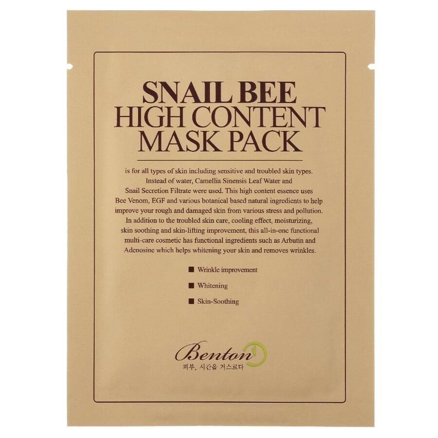 Benton BENTON Snail Bee High Content Mask Pack 20 Gramm 20.0 g
