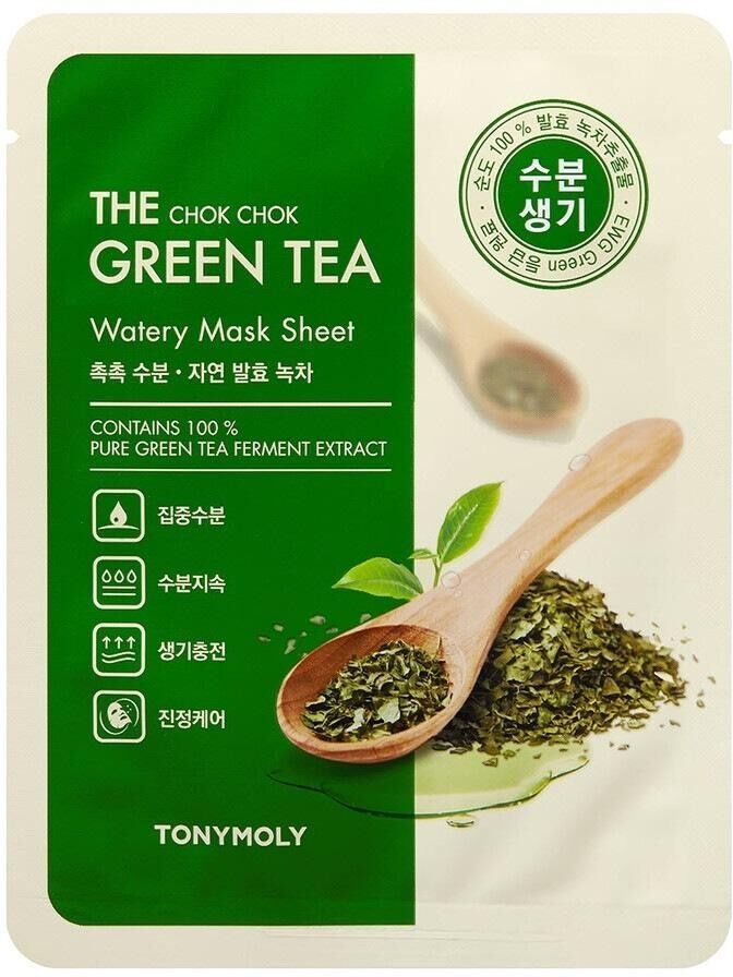 Tonymoly The Chok Chok Green Tea Watery Mask Sheet