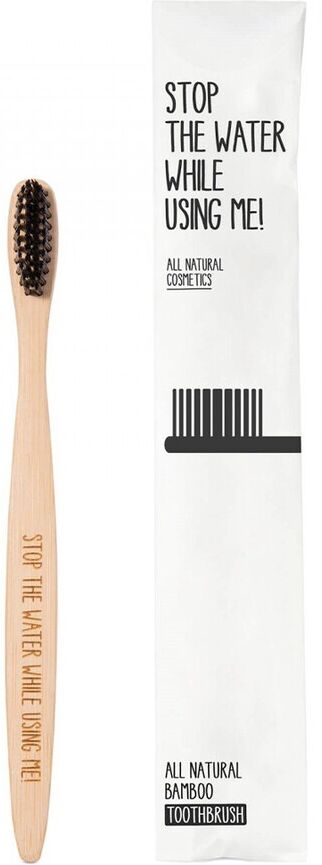 STOP THE WATER WHILE USING ME! Bamboo Toothbrush 1 Stk.