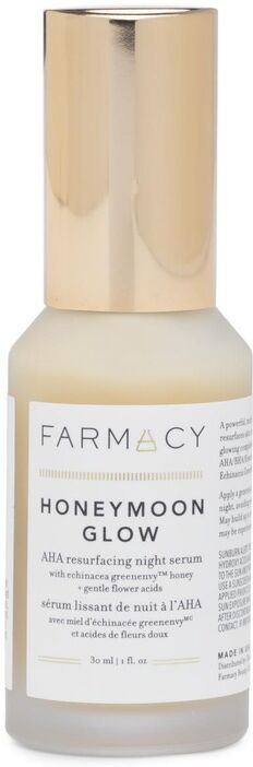 FARMACY Honeymoon Glow AHA Resurfacing Night Serum with Hydrating Honey + Gentle Flower Acids 30.0 ml