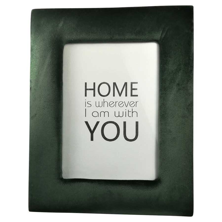 Douglas Collection Velvet Frame Green