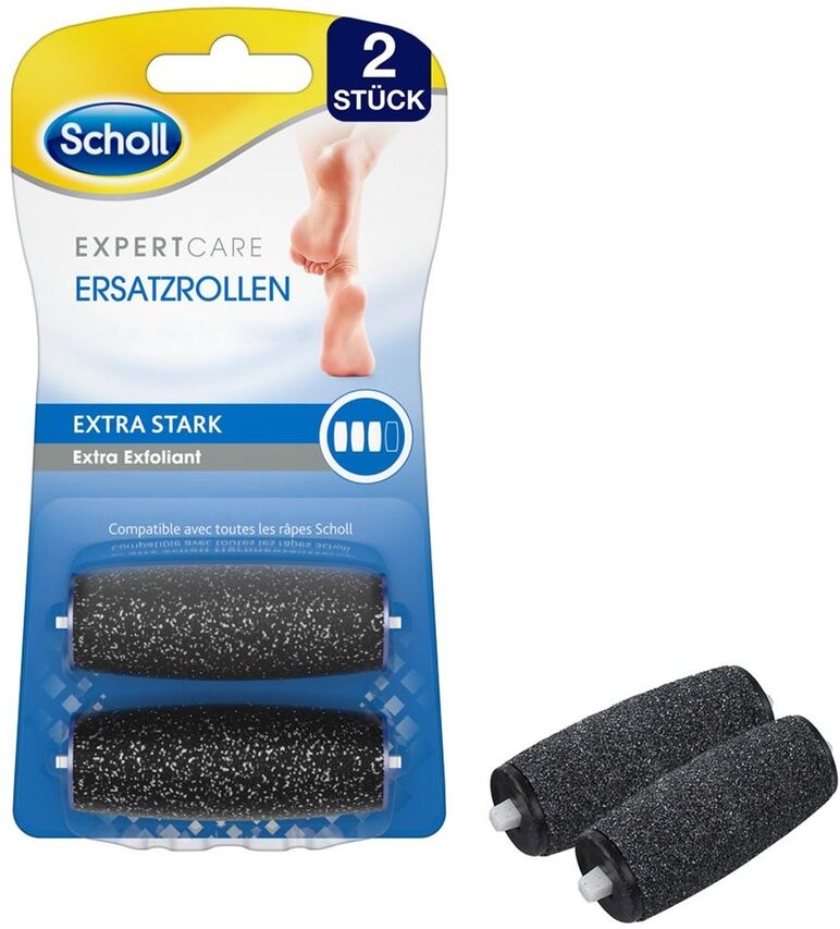 Scholl Velvet Smooth Wet & Dry Ersatzrollen Extra Stark