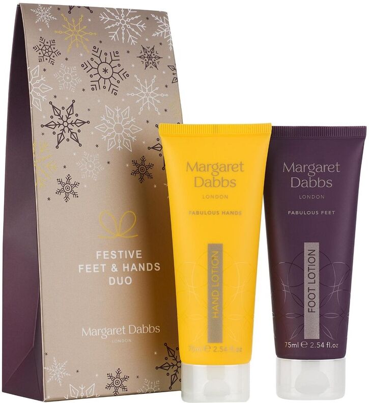 Margaret Dabbs Festive Feet & Hands Duo: 75ml Hand & Foot Lotion