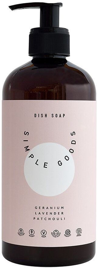 Simple Goods Dish Soap Geranium, Lavender, Patchouli 500.0 ml