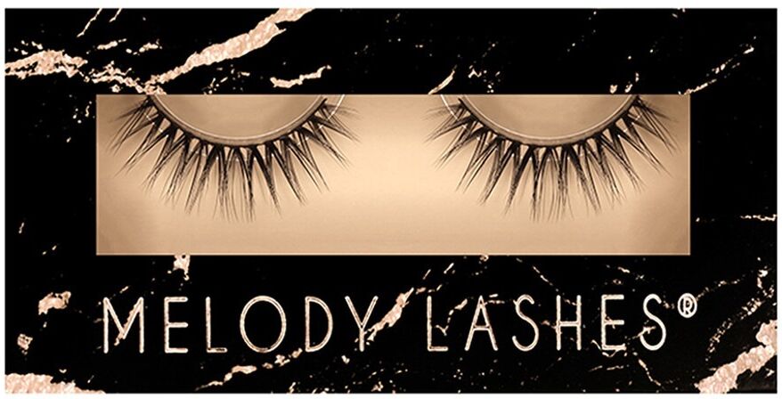 Melody Lashes Künstliche Wimpern Rose 1 Stk.