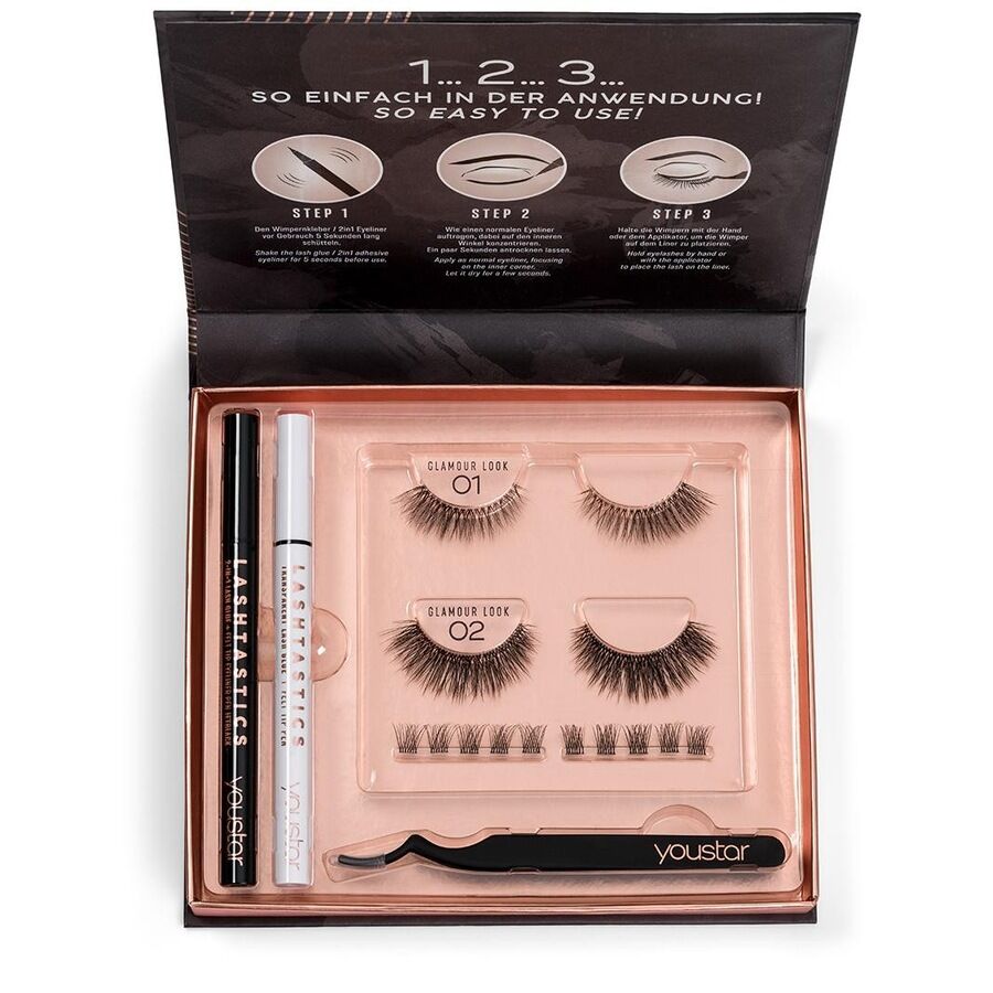 youstar LASHTASTICS 3D Eyelash Set Glamour Look