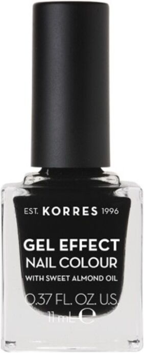 Korres natural products Sweet Almond Nail Colour Nr. 100 Black 11.0 ml