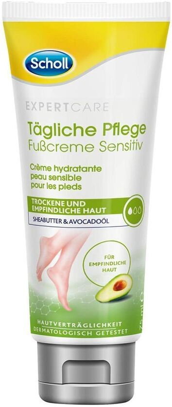 Scholl Tägliche Pflege Fußcreme sensitiv 75.0 ml