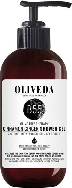 Oliveda B55 Pflegedusche Zimtrinde Ingwer - Relaxing 250 ml Duschgel