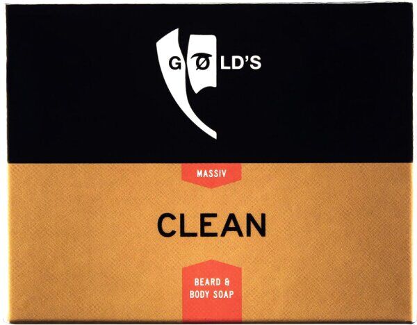 Goelds Gøld's Massiv Clean Beard & Body Soap 100 g Stückseife