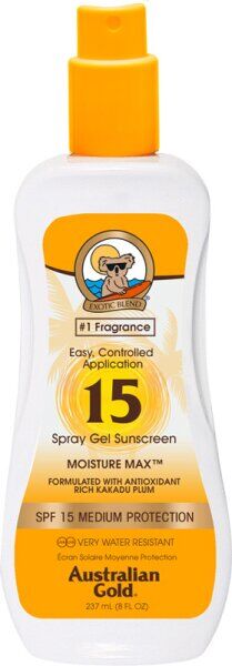 Australian Gold Sunscreen SPF 15 Spray Gel 237 ml Sonnengel