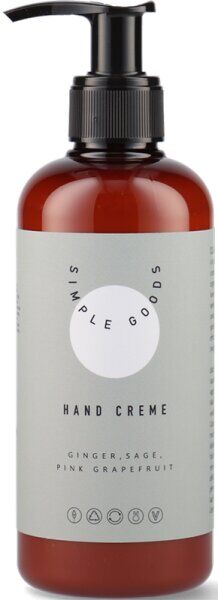 Simple Goods Hand Cream - Ginger, Sage, Pink Grapefruit 250 ml Handcr