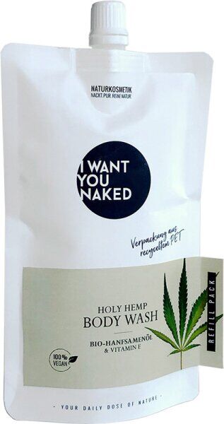 I Want You Naked Holy Hemp Body Wash Bio-Hanfsamenöl & Vitamin E REFI