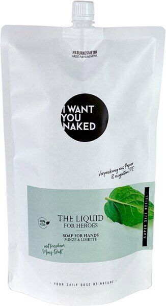 I Want You Naked THE LIQUID For Heroes Hand Wash REFILL 1000 ml Flüss