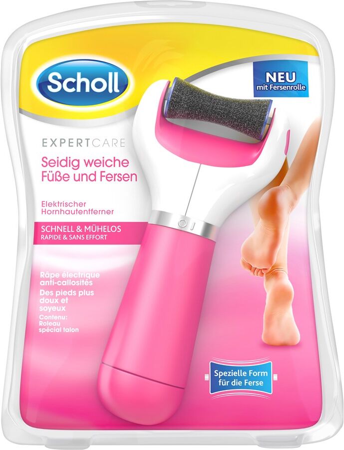 Scholl Velvet Smooth Express Pedi Elektrischer Hornhautentferner (mit Fersenrolle)