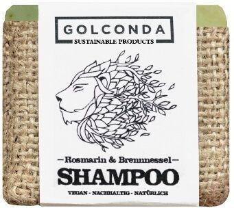 Golconda Haarseifen Shampoo - Rosmarin & Brennnessel 65g