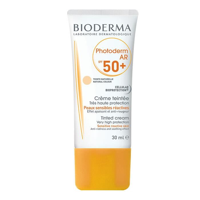 Bioderma Photoderm AR, Tonisierende Creme für die Haut mit erweiterten Kapillaren, LSF 50, 30 ml