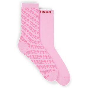 HUGO Two-pack of regular-length socks in a cotton blend