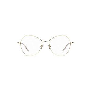 Boss Angled optical frames in gold-effect titanium