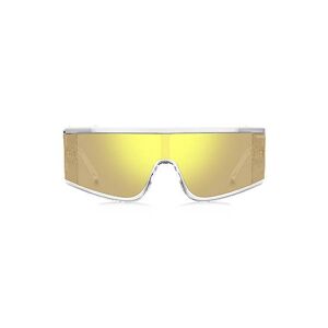 HUGO Clear-acetate sunglasses with yellow mask