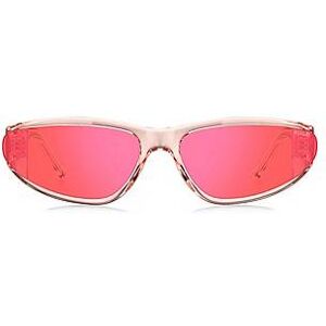 HUGO Pink-acetate sunglasses with tonal lenses