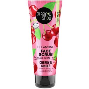 ORGANIC SHOP Ginger & Cherry Cleansing Face Scrub 75ml