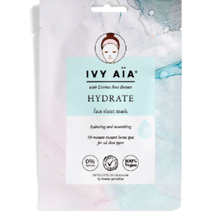 IVY AIA HYDRATE FACE SHEET MASK KERTAKÄYTTÖINEN KANGASNAAMIO 25 ml