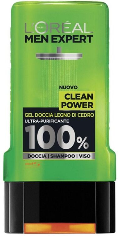 L&#039;Oreal Men Expert Shower Gel Clean Power 300 ml Suihkugeeli