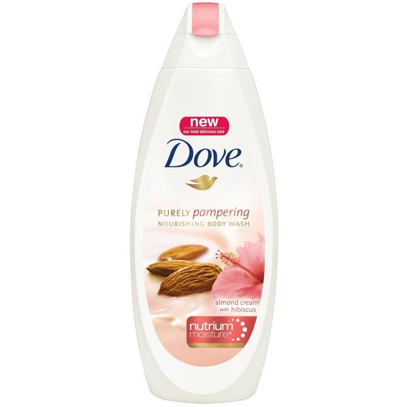 Dove Purely Pampering Nourishing Body Wash Almond Cream &amp; Hibiscus 700 ml Suihkugeeli