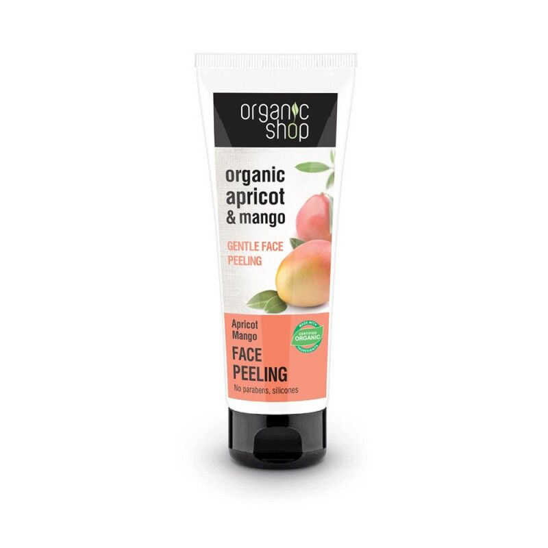 Organic Shop Organic Apricot &amp; Mango Gentle Face Peeling 75 ml Kasvokuorinta