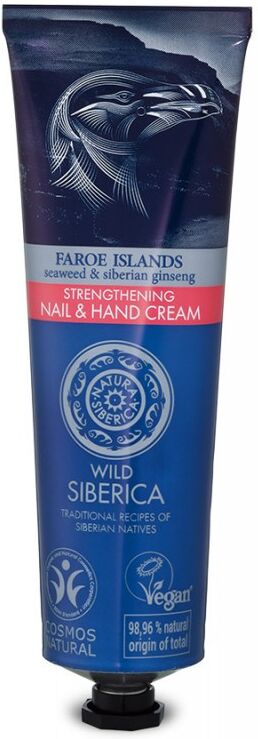 Natura Siberica Faroe Islands Strengthening Nail &amp; Hand Cream 75 ml K&auml;sivoide