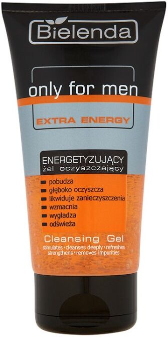 Bielenda Only For Men Extra Energy Cleansing Gel 150 g Puhdistus geeli