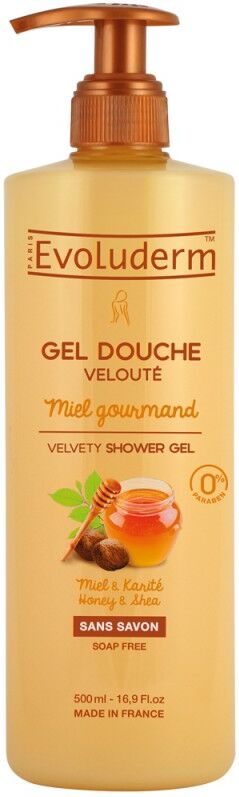 Evoluderm Shea &amp; Honey Shower Gel 500 ml Suihkugeeli