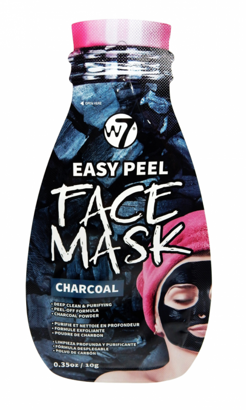 W7 Easy Peel Charcoal Face Mask 10 g Kasvonaamio