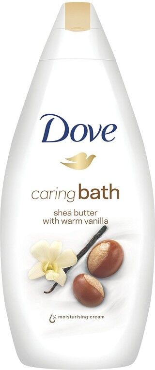 Dove Caring Bath Shea Butter With Warm Vanilla Bath Cream 500 ml Bath Milk