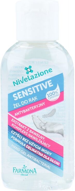 Nivelazione Sensitive Antibacterial Hand Gel 53 ml K&auml;sien desinfiointiaine