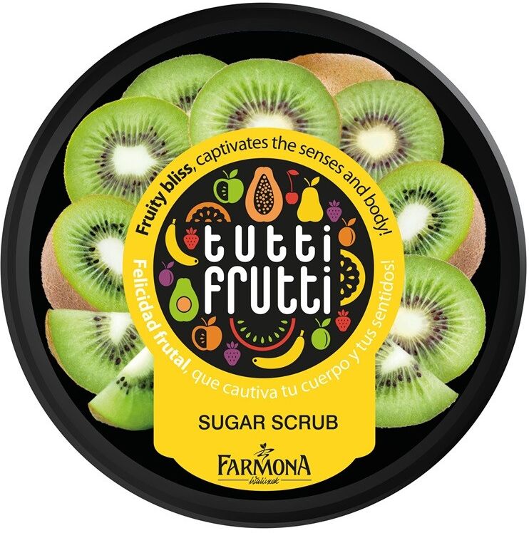 Tutti Frutti Kiwi Body Sugar Scrub 160 g Vartalokuorinta