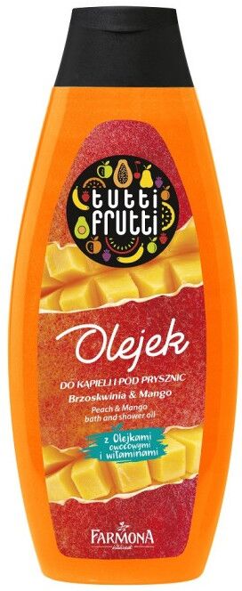 Tutti Frutti Peach &amp; Mango Bath Oil 425 ml Suihkugeeli