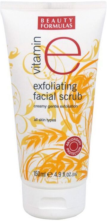 Beauty Formulas Vitamin E Exfoliating Facial Scrub 150 ml Kasvokuorinta