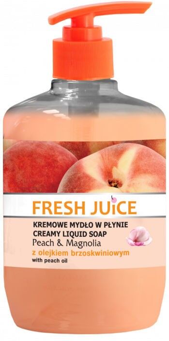 Fresh Juice Peach &amp; Magnolia Liquid Soap 460 ml K&auml;sisaippua