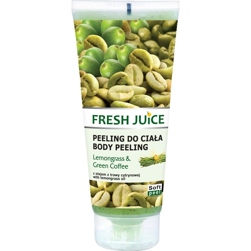 Fresh Juice Lemongrass &amp; Green Coffee Body Scrub 200 ml Vartalokuorinta