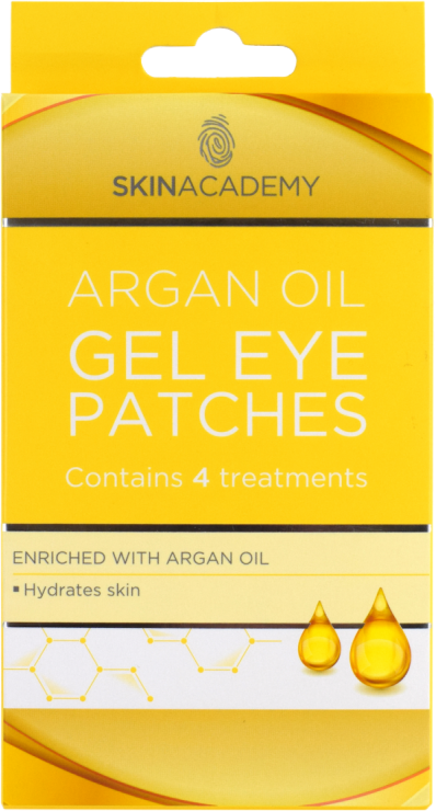 Skin Academy Argan Oil Gel Eye Patches 4 paria Silm&auml;maski