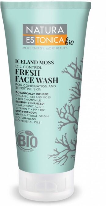 Natura Estonica Bio Iceland Moss Fresh Face Wash 150 ml Kasvojen puhdistusaine