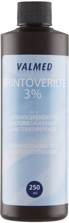 Valmed Vetyperoksidi 3% 250 ml K&auml;sien desinfiointiaine