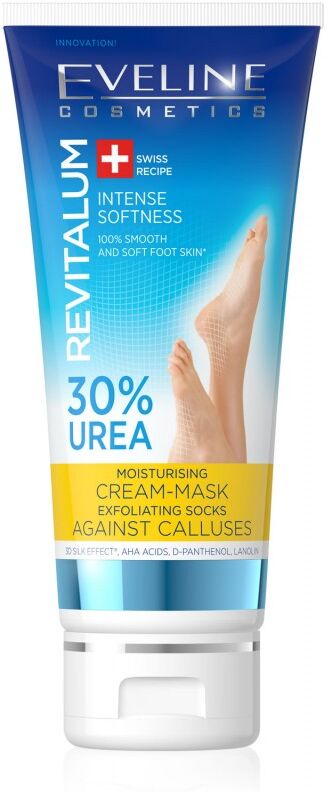 Eveline Revitalum Calluses Cream Mask Exfoliating Socks 75 ml Jalkanaamio